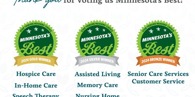 Vielen Dank, dass Sie uns zu Minnesotas Besten gewählt haben!