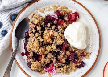 Blaubeer-Apfel-Crisp | Kara Lydon