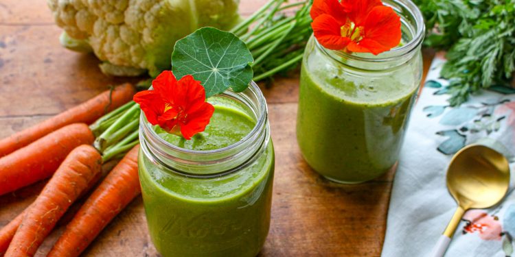 Kompost-Grüne-Göttin-Smoothie – Sharon Palmer, die pflanzenbasierte Ernährungsberaterin