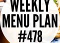 Wöchentlicher Menüplan 478 | Diethood