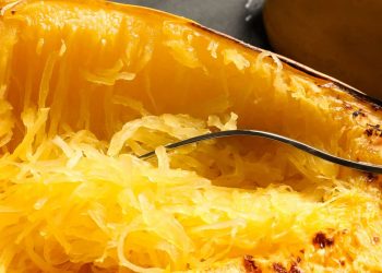 Wie man Spaghettikürbis kocht