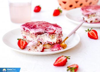 Das beste Low-Carb-Erdbeer-Tiramisu
