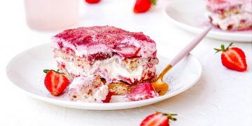 Das beste Low-Carb-Erdbeer-Tiramisu