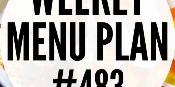 Wöchentlicher Menüplan 483 | Diät