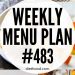 Wöchentlicher Menüplan 483 | Diät