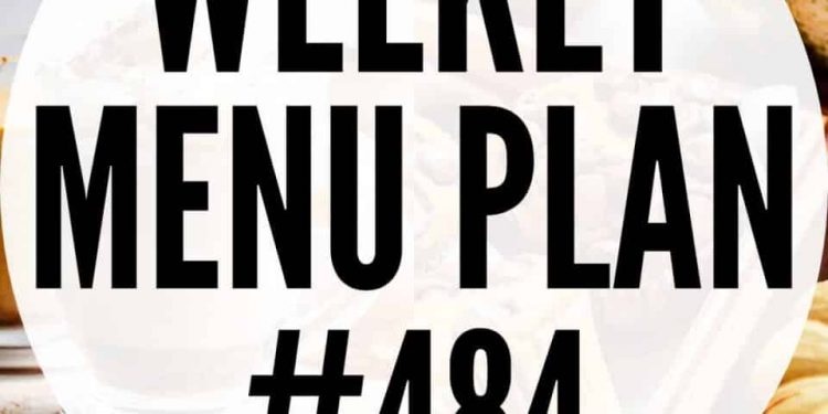 Wöchentlicher Menüplan 484 | Diät
