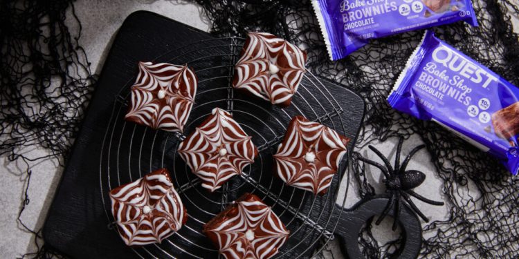 Befragtes Halloween-Rezept: Spinnennetz-Schokoladen-Brownies