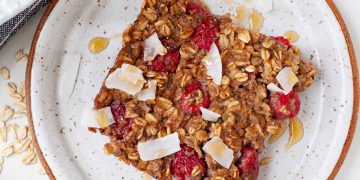 Vegane gebackene Haferflocken | Kara Lydon