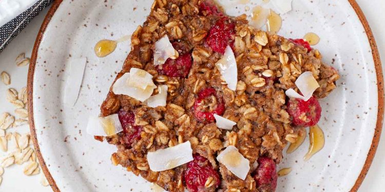 Vegane gebackene Haferflocken | Kara Lydon