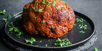 Ganzer gebackener Masala-Blumenkohl | KetoDiet-Weblog