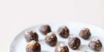 Schokoladen-Espresso-Energiekugeln