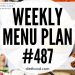 Wöchentlicher Menüplan 487 | Diät