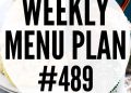 Wöchentlicher Menüplan 489 | Diät