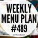 Wöchentlicher Menüplan 489 | Diät