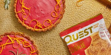 Rezept für eine Cranberry-Orangen-Tarte mit Zimt und brauner Butter von Quest