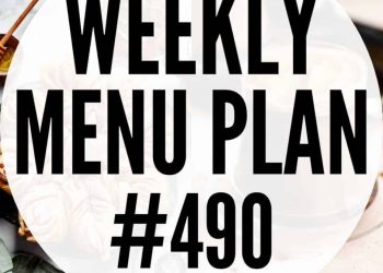 Wöchentlicher Menüplan 490 | Diät