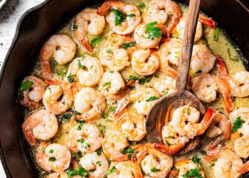 Zitronen-Knoblauch-Garnelen