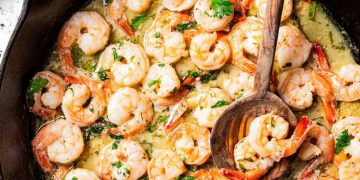 Zitronen-Knoblauch-Garnelen