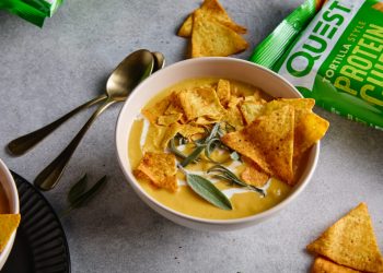 Quest Butternut Squash Tortilla Chip Protein Suppe Rezept