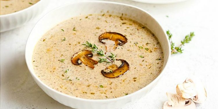 Die beste Sahne von Pilzsuppe