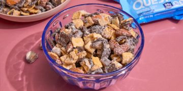 Quest -Überladung Cookie AUSBUCH SNACK SNACK MIX Rezept