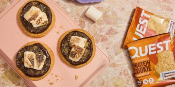 Quest Erdnussbutter S'mores Protein Cookies Rezept