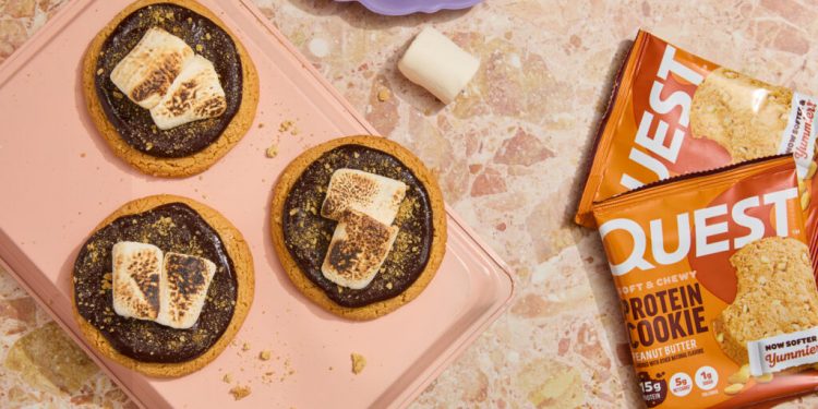 Quest Erdnussbutter S'mores Protein Cookies Rezept
