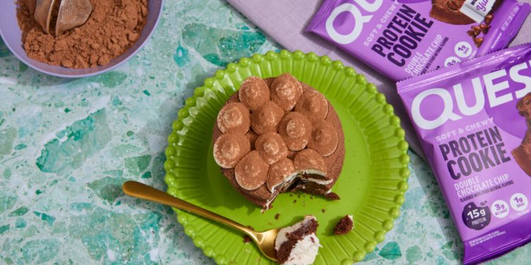 Quest Tiramisu Mini Double Chocolate Cookie Cake Rezept