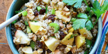 Quinoa Apple Waldorf Salat – Sharon Palmer, die pflanzliche Ernährungsberaterin, die angetrieben wird