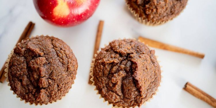 Kokosmehl Apfel -Zimt -Muffins (grainfrei)