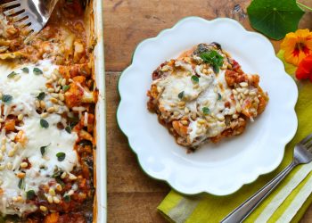 Veganer Blumenkohlspinat -Lasagne – Sharon Palmer, die pflanzliche Diätassistentin