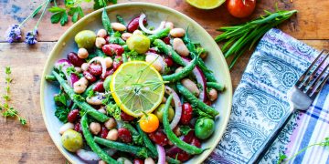 Provencal Bean Salat – Sharon Palmer, die pflanzliche Ernährungsberaterin, die angetrieben wird