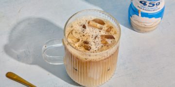 Quest -Vanille -Milchshake geschütteltes Espresso -Rezept