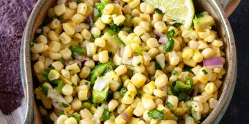 Mais -Avocado -Salsa (frischer oder gefrorener Mais!)