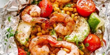 Garnelenfolienpakete | Schwächung