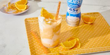 Quest Orange Creamsicle Protein Smoothie