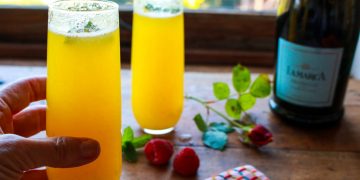 California Peach Bellini – Sharon Palmer, die pflanzliche Ernährungsberaterin der Pflanze