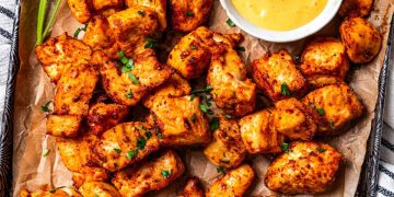 Luftbraten Hühnchenbissen | Schwächung