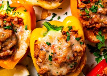 Gemahlene Truthahngefüllte Paprikaschoten | Schwächung