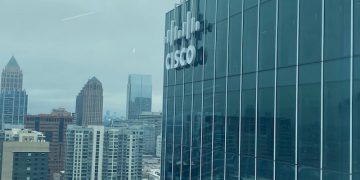 Hybridarbeit im neuen Büro in Atlanta