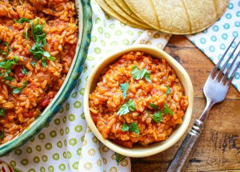 Smoky Chipotle Tomatenreis – Sharon Palmer, die pflanzliche Ernährungsberaterin, die angetrieben wird