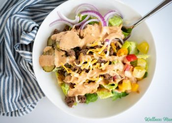 Burger Bowl Rezept (einfach und gesund)