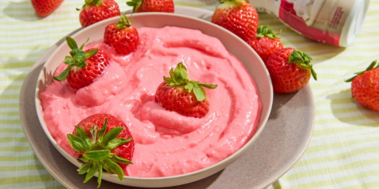 Quest -Erdbeer -Mousse -Protein -Dip -Rezept