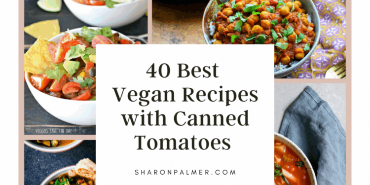 40 beste vegane Rezepte mit Dosen -Tomaten
