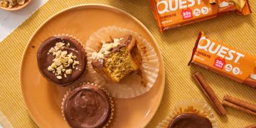Quest -Kürbis -Schokoladen -Cupcakes -Rezept