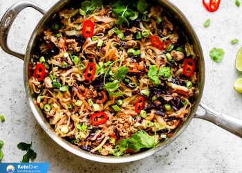 Ingwer Chili -Hühnchen Rühren braten