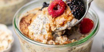 Protein über Nacht Hafer (Basisrezept)