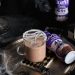 Quest Spider Net Chocolate Protein Milkshake (Halloween -Rezept)