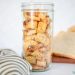 Knoblauchparmesan Sauerteig -Croutons