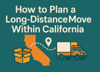 So planen Sie einen Fernumzug innerhalb Kaliforniens